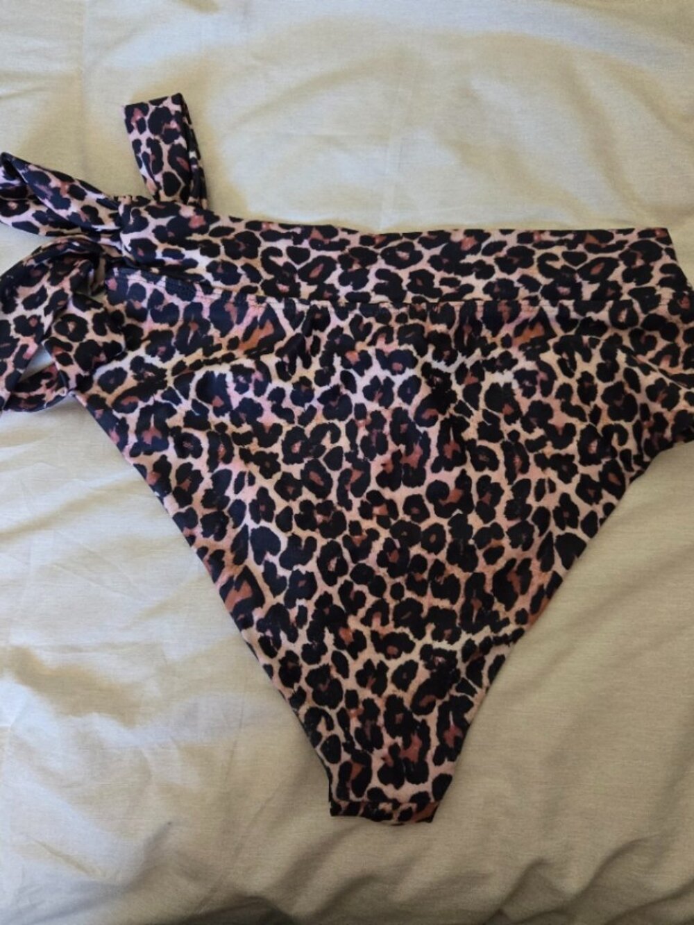 leopard bottom bathing suit